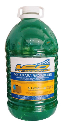 Agua Refrigerante 5 Litros Leo Radiadores - Verde