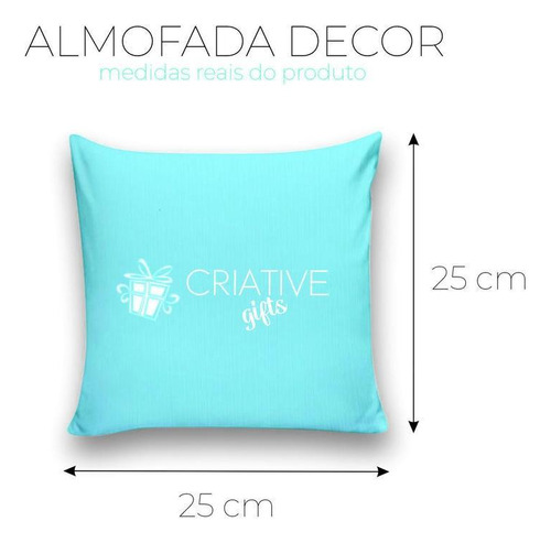 Almofada Decorativa 25x25 Personalizado Cheias Urso Pardo