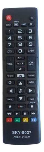 Controle Remoto Compatível Tv LG Smart Akb74915321 43lj5100