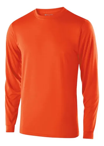 Polo manga larga cuello redondo hotsell