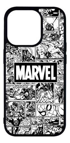 Funda Protector Para iPhone 15 Pro Marvel Comics