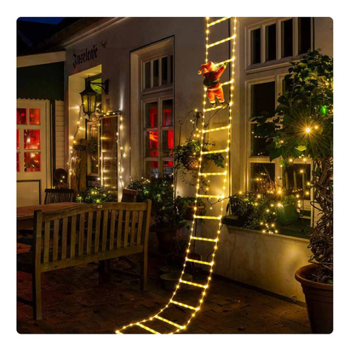 Mc Lámpara Escalera Led For Decoración Navideña Del Hogar D