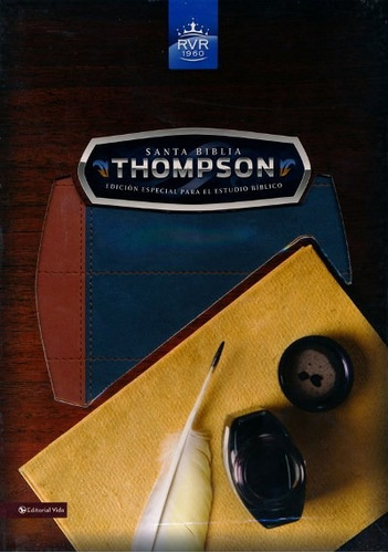 Biblia Thompson - Estudiante - Azul Y Marron - Rv 1960
