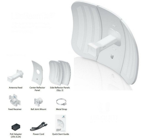 Imagen 6 de 7 de Ubiquiti Litebeam M5 23dbi 5.8ghz Cpe Airmax Lbe M5 C/fuente
