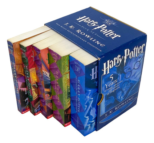 Harry Potter 5 Years Boxset Scholastic J K Rowling 2003
