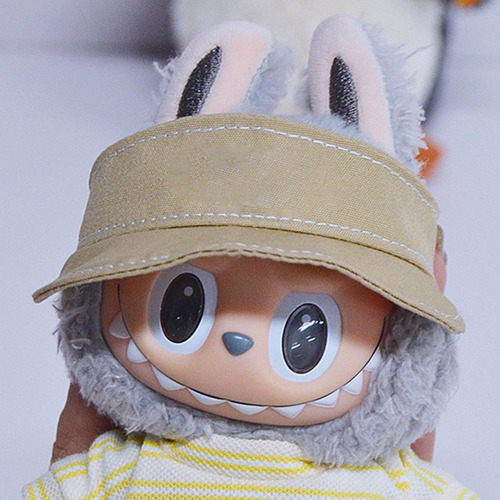 Sombrero Con Visera Para Muñeco De Peluche, Bonito , Caqui