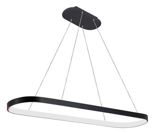 Lampara Colgante Led Oval 1,20 X 0,60m Diseño Buena Luz