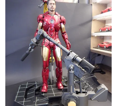 Iron Man Mark Iv 4 Suit Up Gantry Hot Toys 1:6 Ferro Marvel Iron Man Mark Iv 4 Suit Up Gantry Hot Toys 1:6 Ferro Marvel