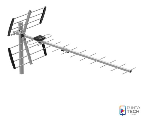 Imagen 2 de 4 de Antena Digital Hd Para Smart Tv Led Interior Exterior Metali