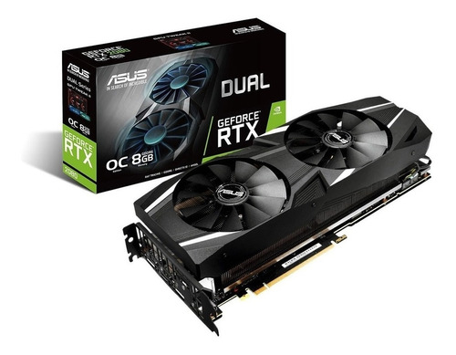 Placa de video Nvidia Asus  Dual GeForce RTX 20 Series RTX 2080 DUAL-RTX2080-O8G OC Edition 8GB