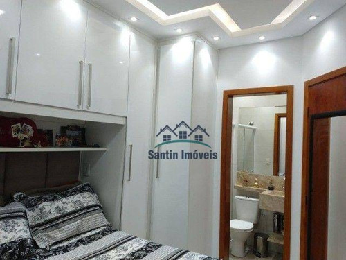 Imagem 16 de 20 de Cobertura Sem Condomínio De 112 M² Com 02 Quartos Planejados (sendo 01 Suíte) À Venda, Por R$ 550.000 - Silveira - Santo André/sp - Co0747