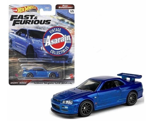 Nissan Skyline Gtr Velozes Furiosos Retro 17 Hot Wheels 1/64