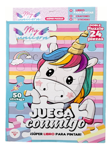 Juega Con Unicornios. Super Libro Para Pintar 