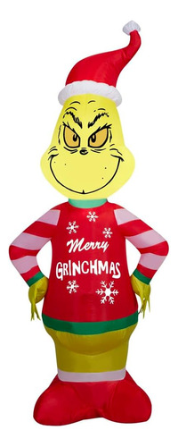 880092 Gemmy  Dr. Seuss'   Feo Suéter De Navidad Decor...