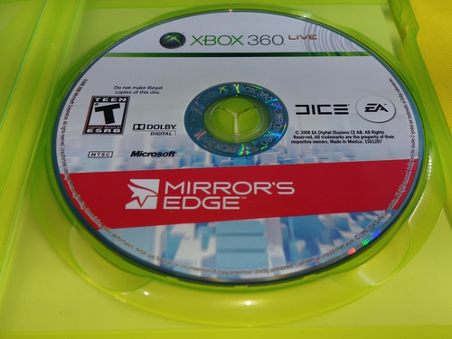 Mirror's Edge Xbox 360 Retrocompatible Con Xbox One (Usado)