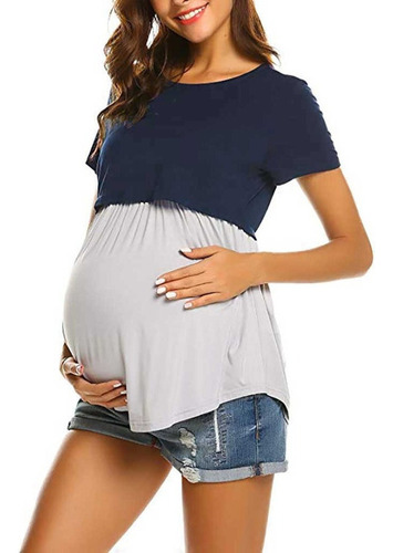 Blusa Maternidad Camisa Lactancia Embarazada N