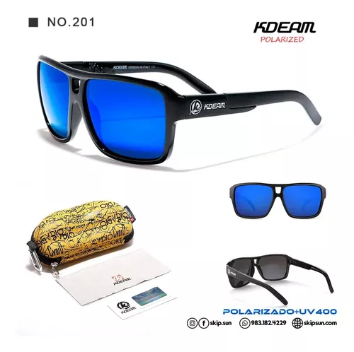 Lentes Kdeam Kd520 De Lujo Negro/azul