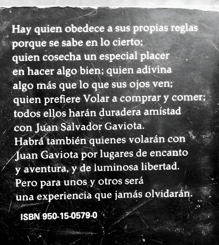 Juan Salvador Gaviota: Un Relato Richard Bach (Usado)