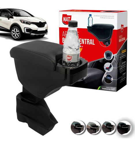 Apoio De Braço Encosto Captur 17 18 19 20 2021 C/ Porta Copo