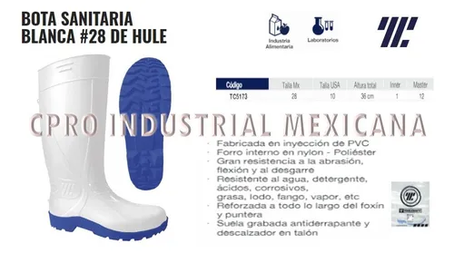Botas de hule toolcraft clearance