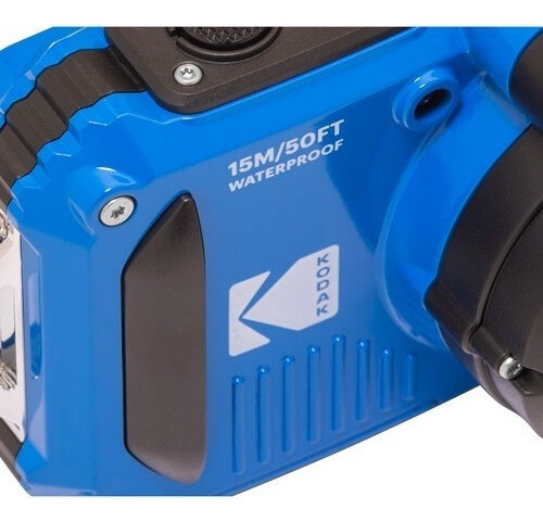 Cámara Kodak Wifi resistente al agua FullHD de 16 MP Pixpro Wpz2, color azul
