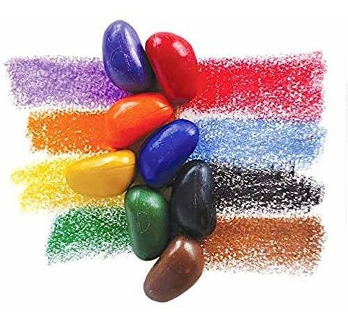 Trípode Crayon Rocks, Crayones En Forma De Roca, 16 Unidades
