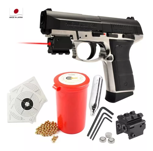 Pistola Realista Daisy Power 5501 Co2 Metal Blowback + Láser