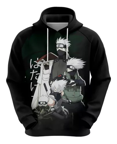 Blusa Moletom Canguru Naruto Quarto Hokage Minato Capa Agasalho em