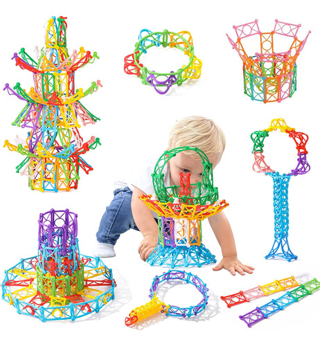 Rainbow Toyfrog Bloques De Construcción Snap-n-twist  Juego