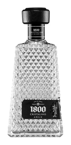 Botella De Tequila Cuervo 1800 Cristalino Añejo 700ml.