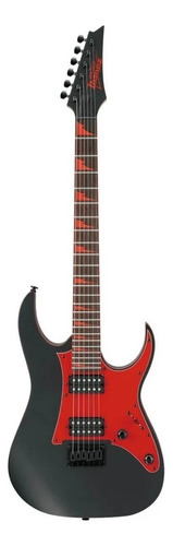 Guitarra eléctrica Ibanez RG GIO GRG131DX de álamo black flat con diapasón de amaranto