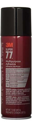 3m Súper 77-10 Multiuso Adhesivo, 7,33 Fl Oz, Aerosol.