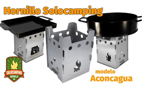 Imagen 2 de 10 de Hornillo Solocamping Aconcagua, Cocina De Camping Desarmable