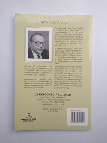 Imagen 7 de 7 de El Método De Casos : Enfoque Pedagógico / Darío Abad Arango