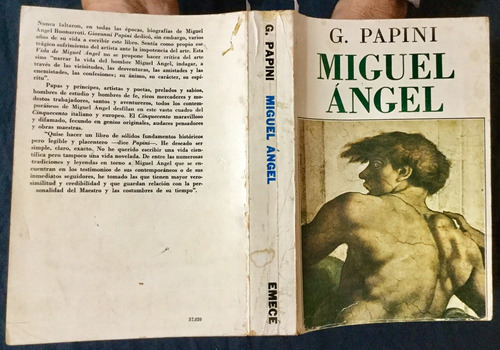 Miguel Angel. Giovanni Papini 1a. Edición 
