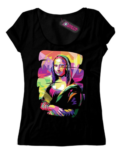 Remera Mujer La Gioconda Mona Lisa Pop Art 12 Dtg Premium