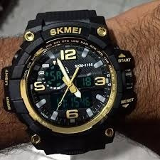 Relógio Skmei 1155 - Promoção - Cores Golden E Branco - 5atm