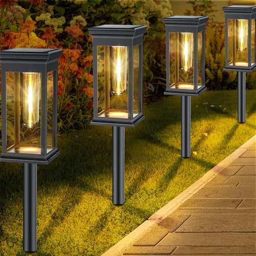 Luces Solares Para Caminos Al Aire Libre, Iluminación De Cam