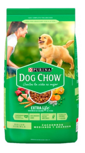 Dog Chow Cachorros Raza Grande 22 Kg 