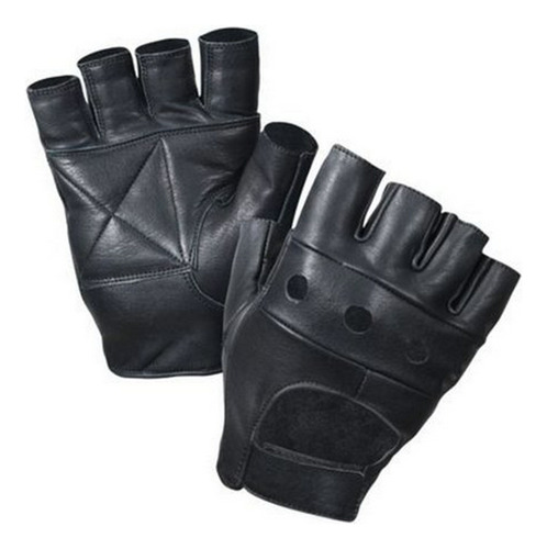 Guantes Para Motocicleta, Guantes Sin Dedos De Cuero Labmski