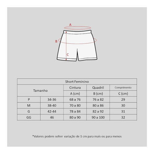 Imagem 6 de 6 de Kit 5 Shorts Heide Ribeiro Leg Basic Academia