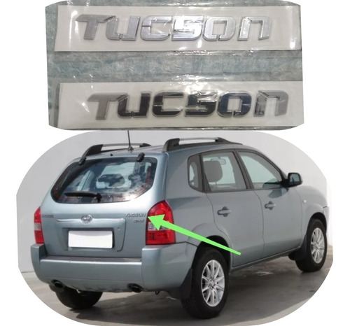 Emblema Letras Tucson De Hyundai