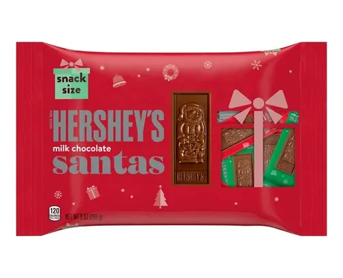 comprar Hershey's Milk Chocolate Snack Size Edicion Navidad 255g Ame