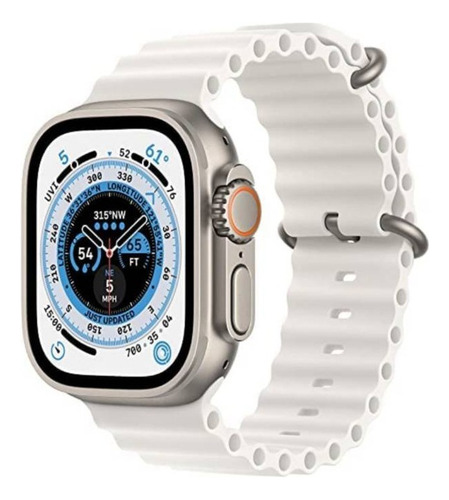 Smartwatch Hiwatch Plus i20 ULTRA MAX i20 ULTRA MAX SUIT display de 23" con caja color plateado