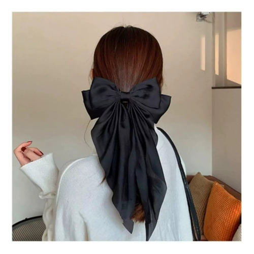 Horquilla Con Lazo Grande Para Mujer, Horquilla Grande De Mo