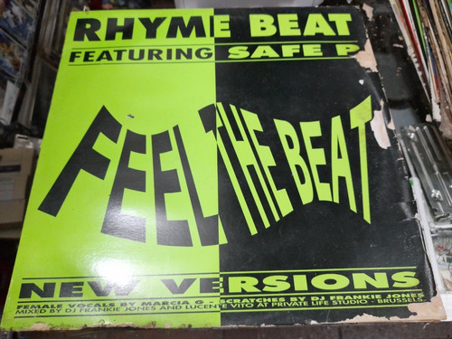 Lp Rhyme Beat Feat Safet Feel The Beat Techno Mix Acetato