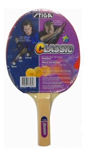 Raqueta  De Ping Pong Classic Marca Stiga  L3o