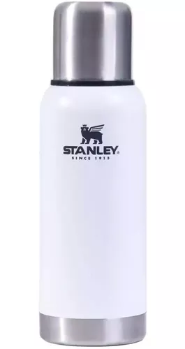 Termo Stanley Negro 1.4 Lt + Mate Camionero negro con Bombilla