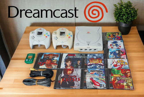 Consola Dreamcast Completa Con Accesorios Y Juegos 