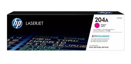 Imagen 3 de 5 de Toner Hp Cf513a Magenta Original Hp 204a Laserjet Hp M180nw